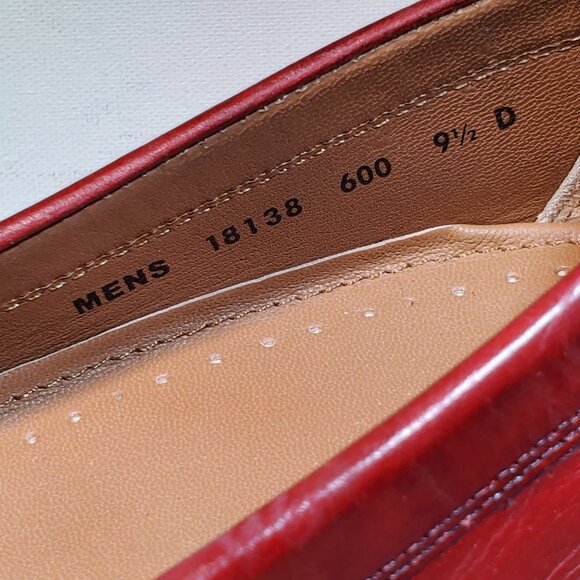 VINTAGE MENS FLORSHEIM BELLAMY LOAFERS...MADE IN ITALY...NEW IN ORIGINAL BOX main image 8